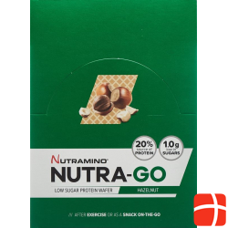 Nutramino Nutra-go Protein Wafer Hazeln 12x 39g
