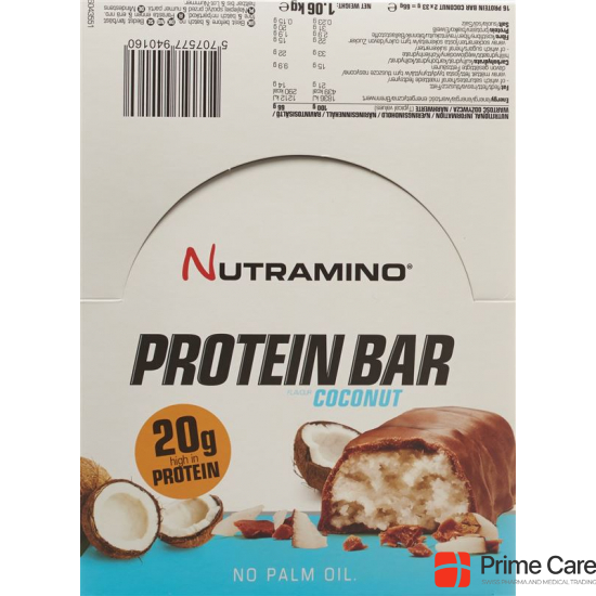 Nutramino Proteinbar Coconut 16x 66g buy online