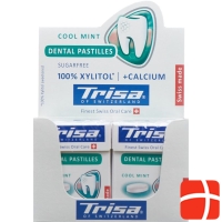 Trisa Dental Pastille Display Fresh Mint 12 Stück