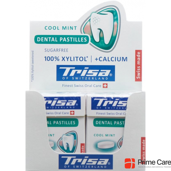 Trisa Dental Pastille Display Fresh Mint 12 Stück buy online