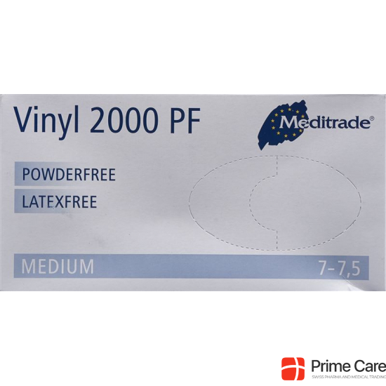 Meditrade Vinyl 2000 Pf U-hs M Puderfrei 100 Stück buy online