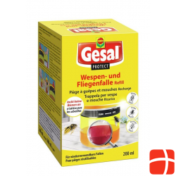 Gesal Protect Wespen U Fliegenfalle Ref 6x 200ml