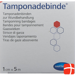 Dermaplast tamponade bandage 1cmx5m sterile