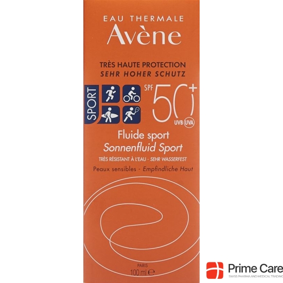 Avène solar fluid Sport SPF 50+ 100ml buy online