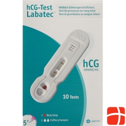 hCG test Labatec blood test pregnancy Professional Kit 10 pcs