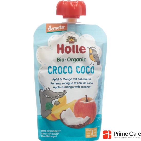 Holle Croco Coco - Pouchy apple mango coconut 100g