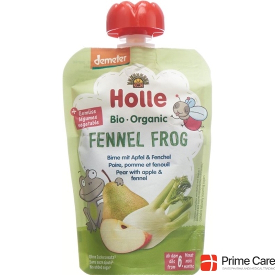 Holle Fennel Frog - Pouchy pear apple fennel 100g