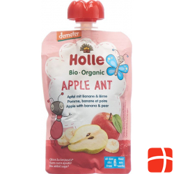 Holle Apple Ant Pouchy Apple Banana Pear 100g