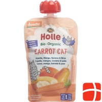 Holle Carrot Cat - Pouchy carrot mango banana & pear 100g