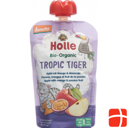Holle Tropic Tiger Pouchy Apple, Mango & Passion Fruit 100g