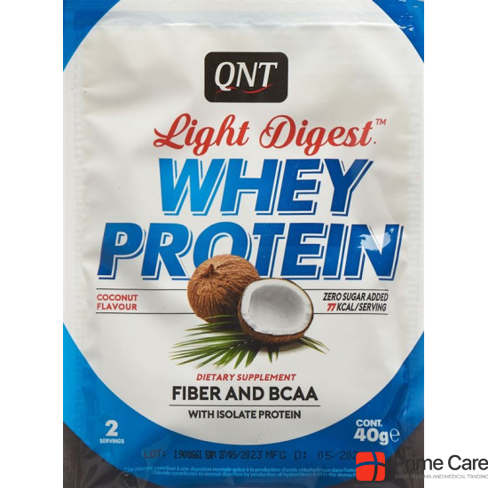 Qnt Light Digest Whey Protein Coconut 40g buy online