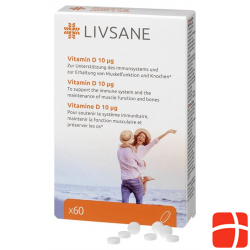 Livsane Vitamin D 10mcg Dose 60 Stück