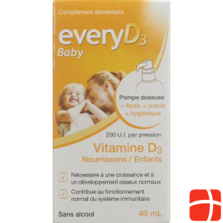 Everyd3 Baby 200 Ie Säuglinge/kinder O Alk 40ml