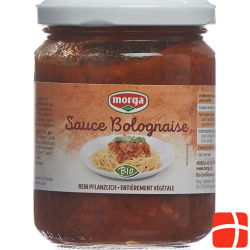 Morga Sauce Bolognaise mit Soja Bio Glas 250g