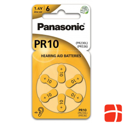 Panasonic Hörgerät Batterien 10 6 Stück