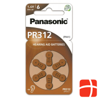Panasonic Hörgerät Batterien 312 6 Stück
