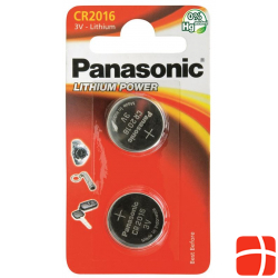 Panasonic Batterien Knopfzelle Cr2016 2 Stück