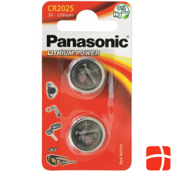 Panasonic Batterien Knopfzelle Cr2025 2 Stück