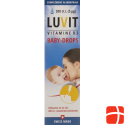 Luvit Vitamin D3 Baby-Drops Tropfflasche 10ml