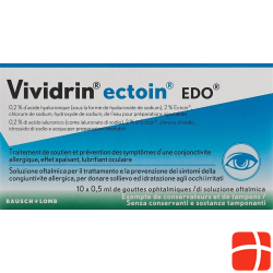Vividrin Ectoin Edo Augentropfen 10 Monodosen 0.5ml