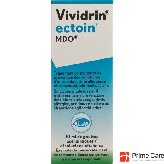 Vividrin Ectoin Mdo Augentropfen Flasche 10ml buy online