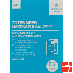 DermaSel therapy nasal rinsing salt liquid 20x 9 M