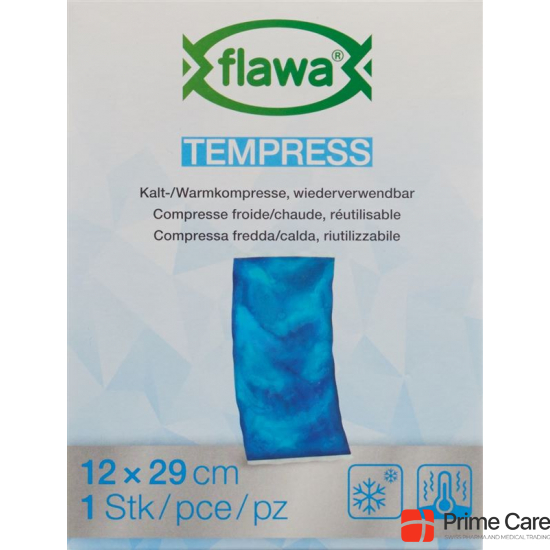 Tempress Kalt Warm Kompresse 12x29cm Blau M Vlies buy online