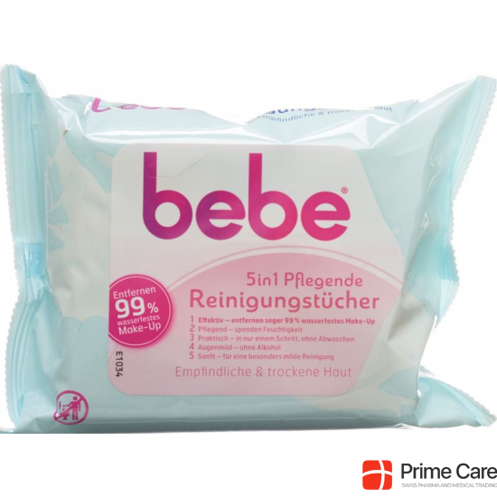 Bebe 5in1 Pflegende Reinigungstücher 25 Stück buy online