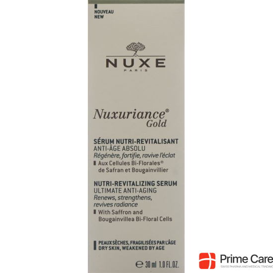 Nuxe Nuxuriance Gold Serum Nutri Revital 30ml buy online