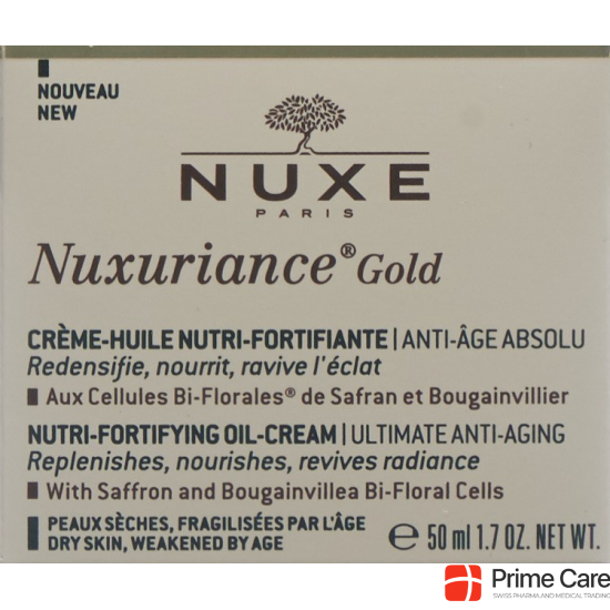 Nuxe Nuxuriance Gold Cr Huile Nutri Fortif 50ml buy online