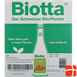 Biotta Vital Iron 6 Bottle 5dl