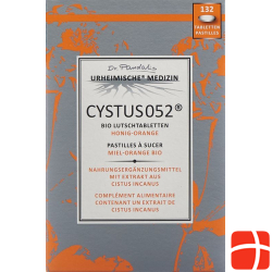 Cystus 052 Bio Lutschtabletten Honig-Orange 132 Stück