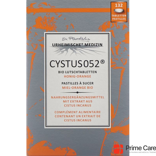 Cystus 052 Bio Lutschtabletten Honig-Orange 132 Stück buy online