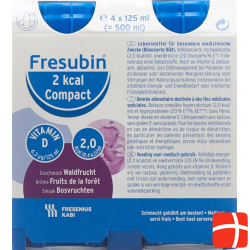 Fresubin 2 Kcal Compact Waldfrucht Neu 4 Flasche 125ml