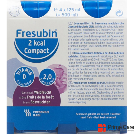 Fresubin 2 Kcal Compact Waldfrucht Neu 4 Flasche 125ml buy online