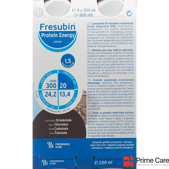 Fresubin Protein Ener Drink Sch N 4 Flasche 200ml buy online