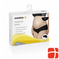 Medela Schwangerschafts-Slip XL Schwarz 2 Stück