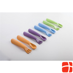 Ekoala Ekiko set spoon and fork organic plastic