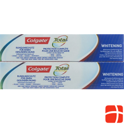 Colgate Total Plus Gesu Weiss Zahnpa Duo 2x 75ml