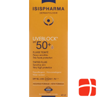 Isis Pharma Uveblock Fluide Teinte SPF 50+ Tube 40ml