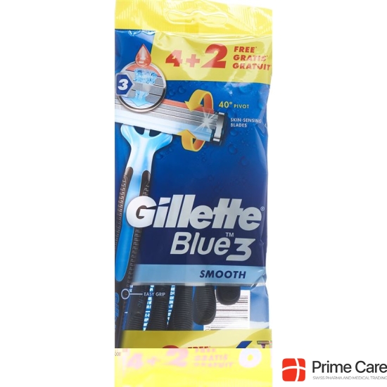 Gillette Blue 3 Smooth disposable razors 6 pcs