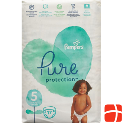 Pampers Pure Prot Grösse 5 11+kg Junior Tragepa 17 Stück