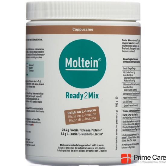 Moltein Ready2mix Cappuccino Dose 400g buy online