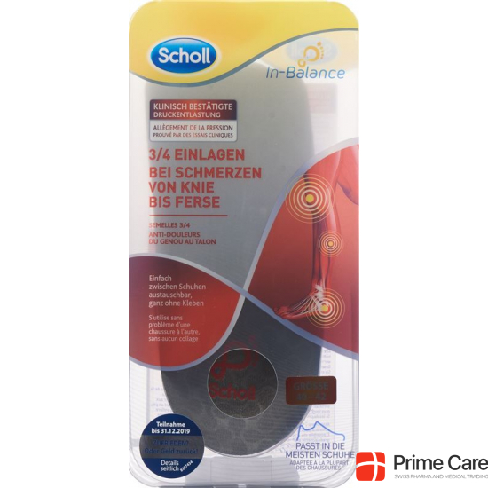 Scholl In-Balance Insoles 40-42 2 Pieces buy online