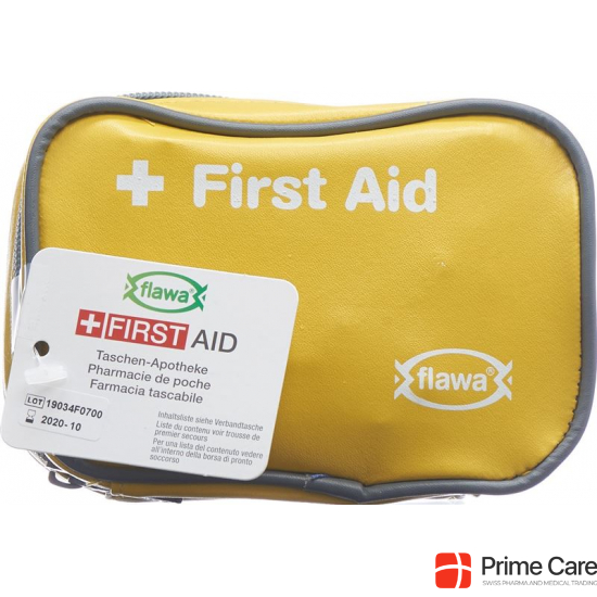 Flawa pocket pharmacy case light yellow buy online
