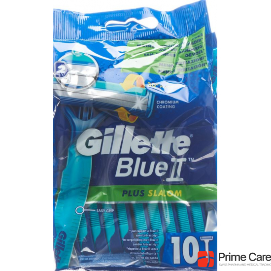 Gillette Blue II Plus disposable razor Slalom 2x 10 pieces buy online