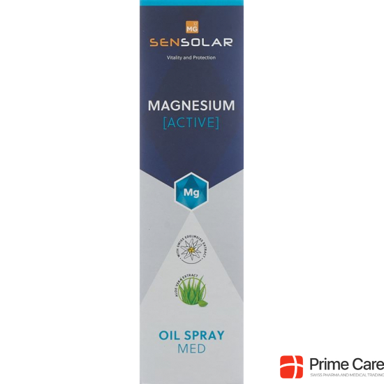 Sensolar Magnesium Active Oil Spray Med 100ml buy online