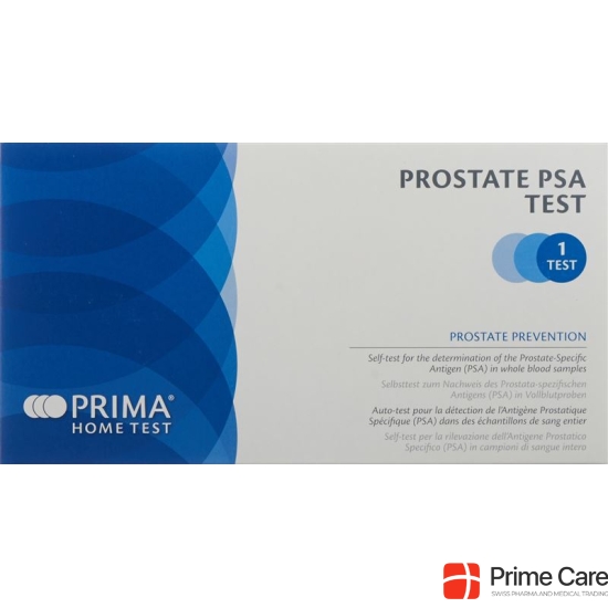 PRIMA HOME TEST Prostate PSA test