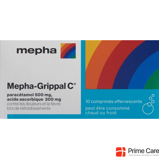 Mepha-grippal C Brausetabletten Beutel 10 Stück buy online
