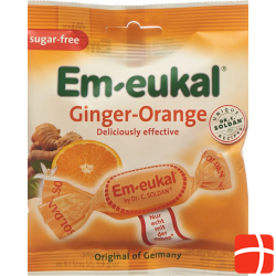 Soldan Em-Eukal Ginger-Orange Zuckerfrei Beutel 50g